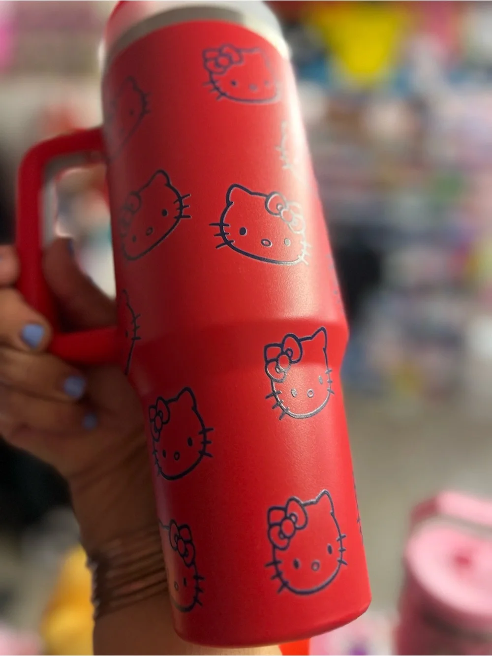 Stanley Red Hello Kitty Travel Mug with Handle